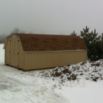 12x20 Barn with 4' Sidewalls West Bend #1